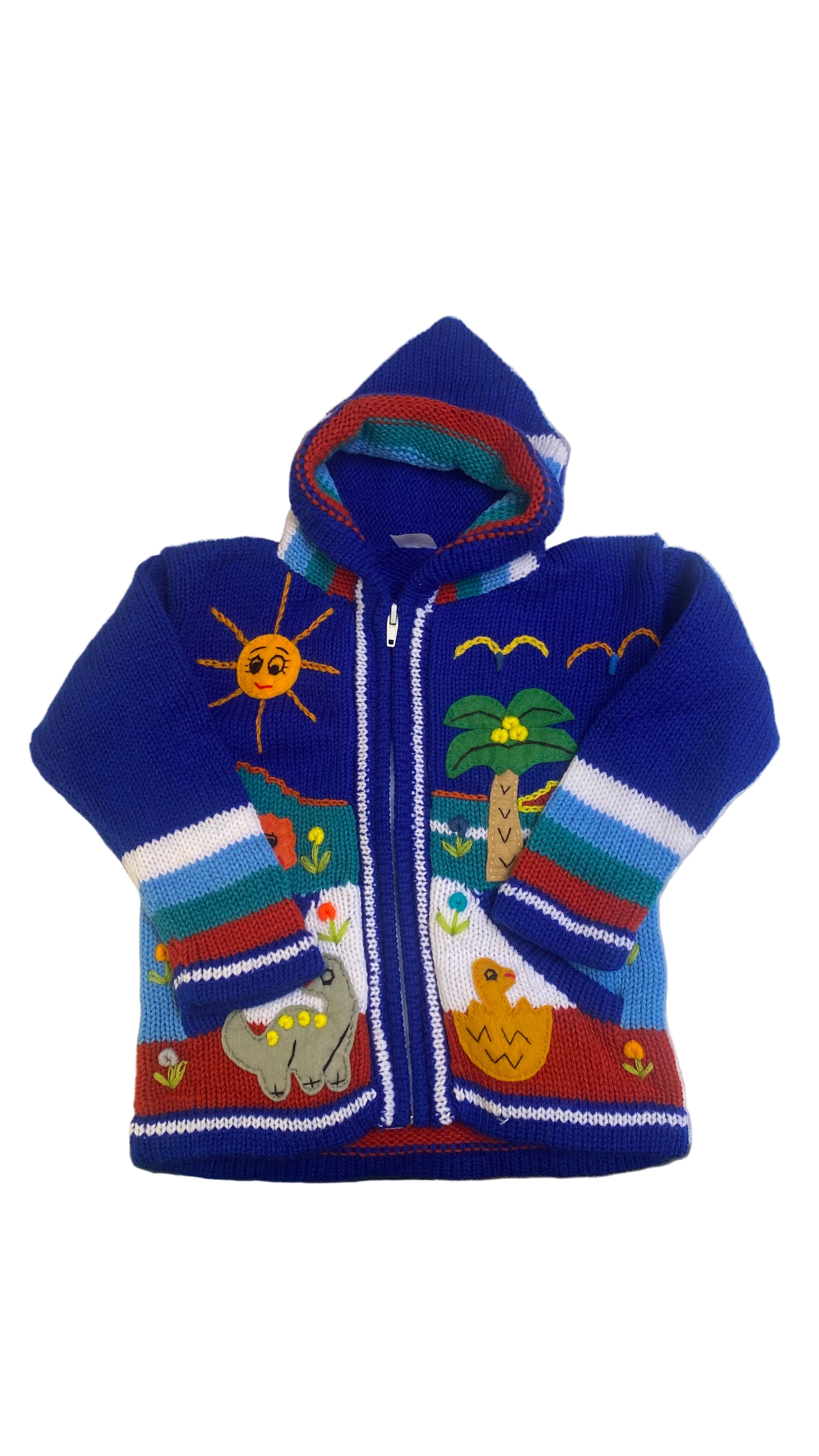 (Wool and Cotton coat made in Peru.