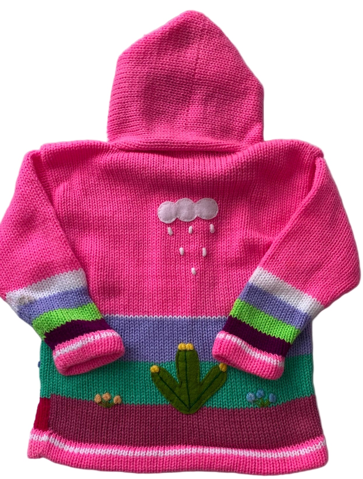 Wool and Cotton coat made in Peru.