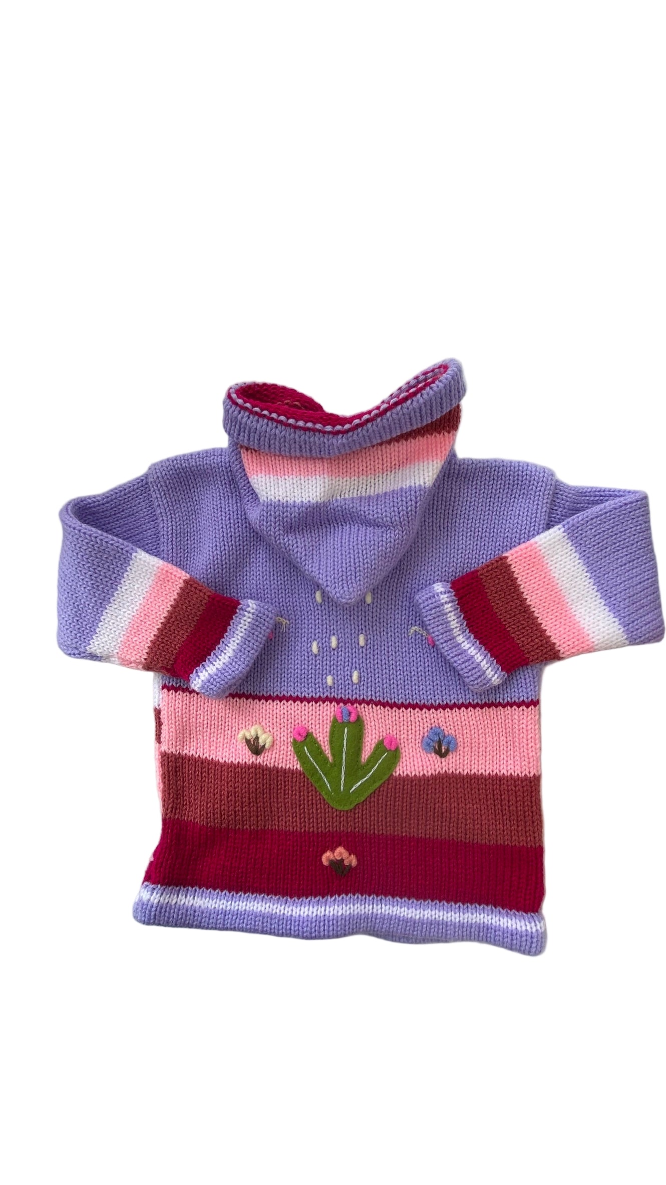 Wool and Cotton coat made in Peru.