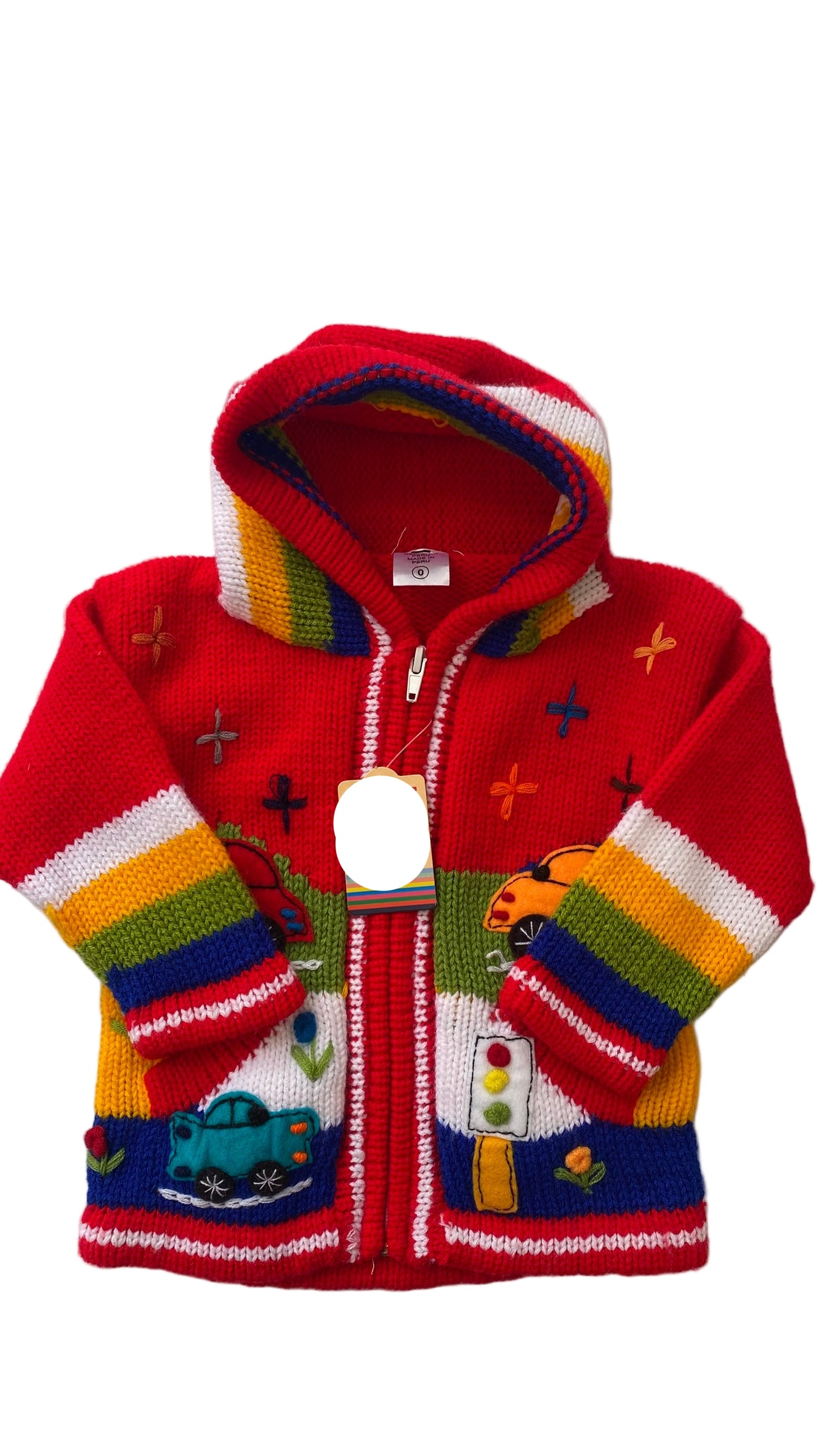 Wool and Cotton coat made in Peru.