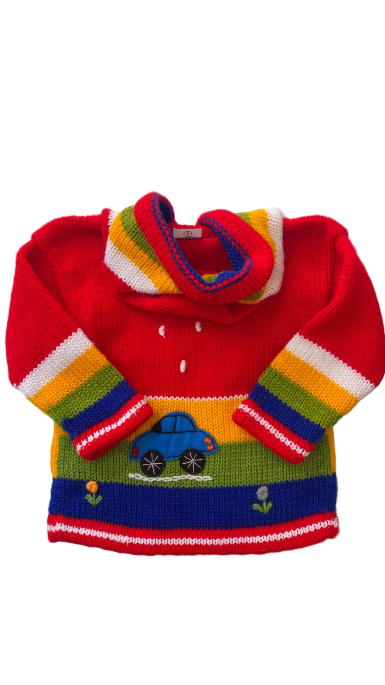 Wool and Cotton coat made in Peru.