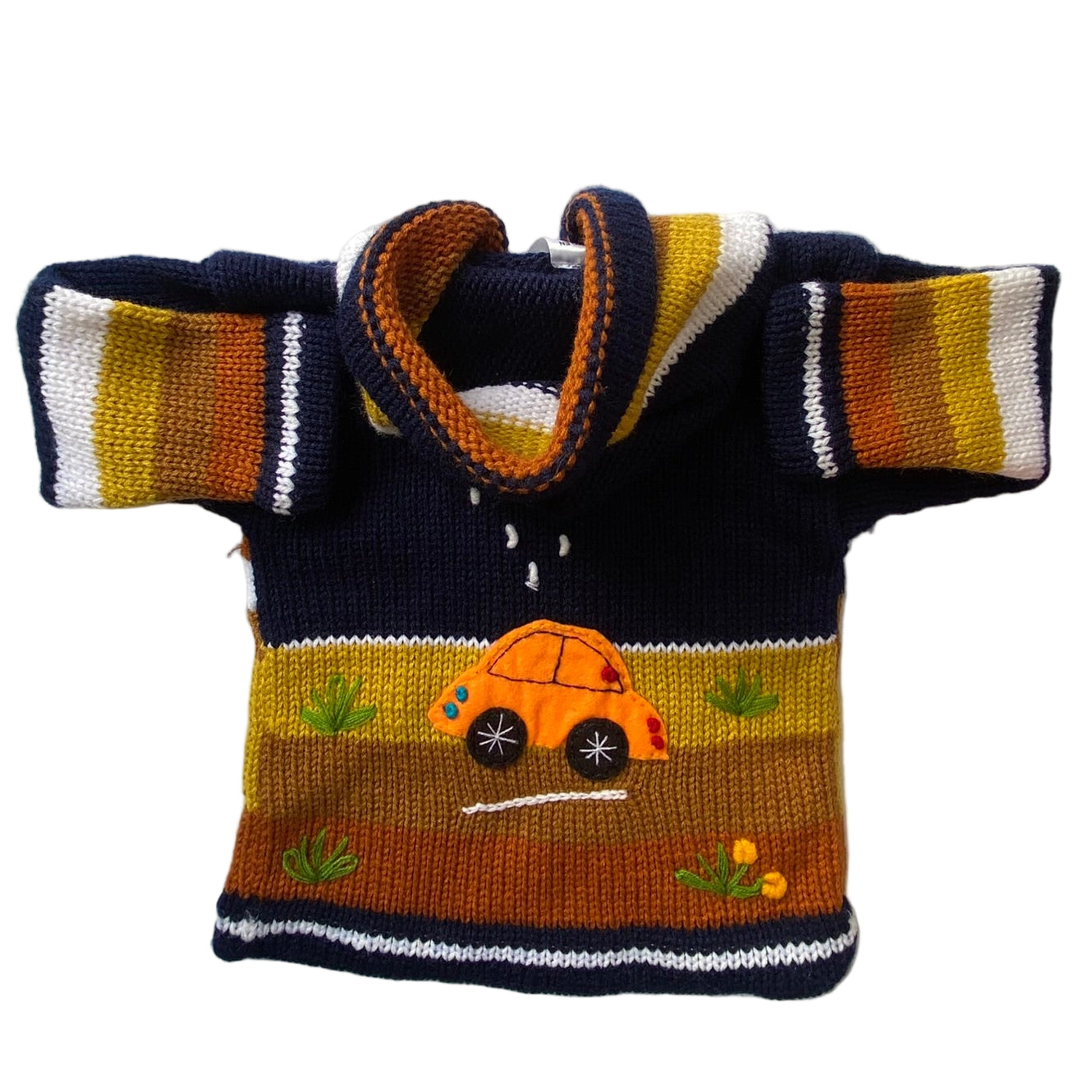 Wool and Cotton coat made in Peru.