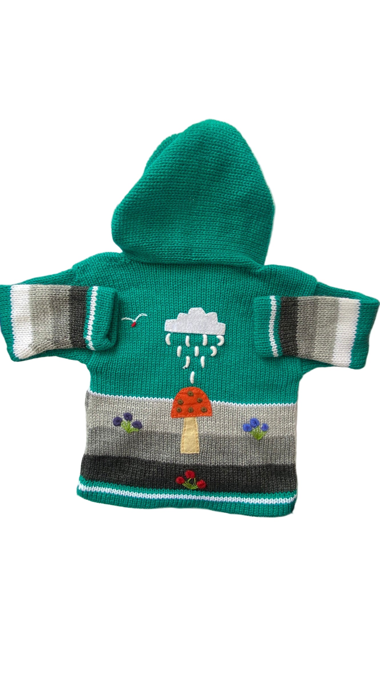 Wool and Cotton coat made in Peru.