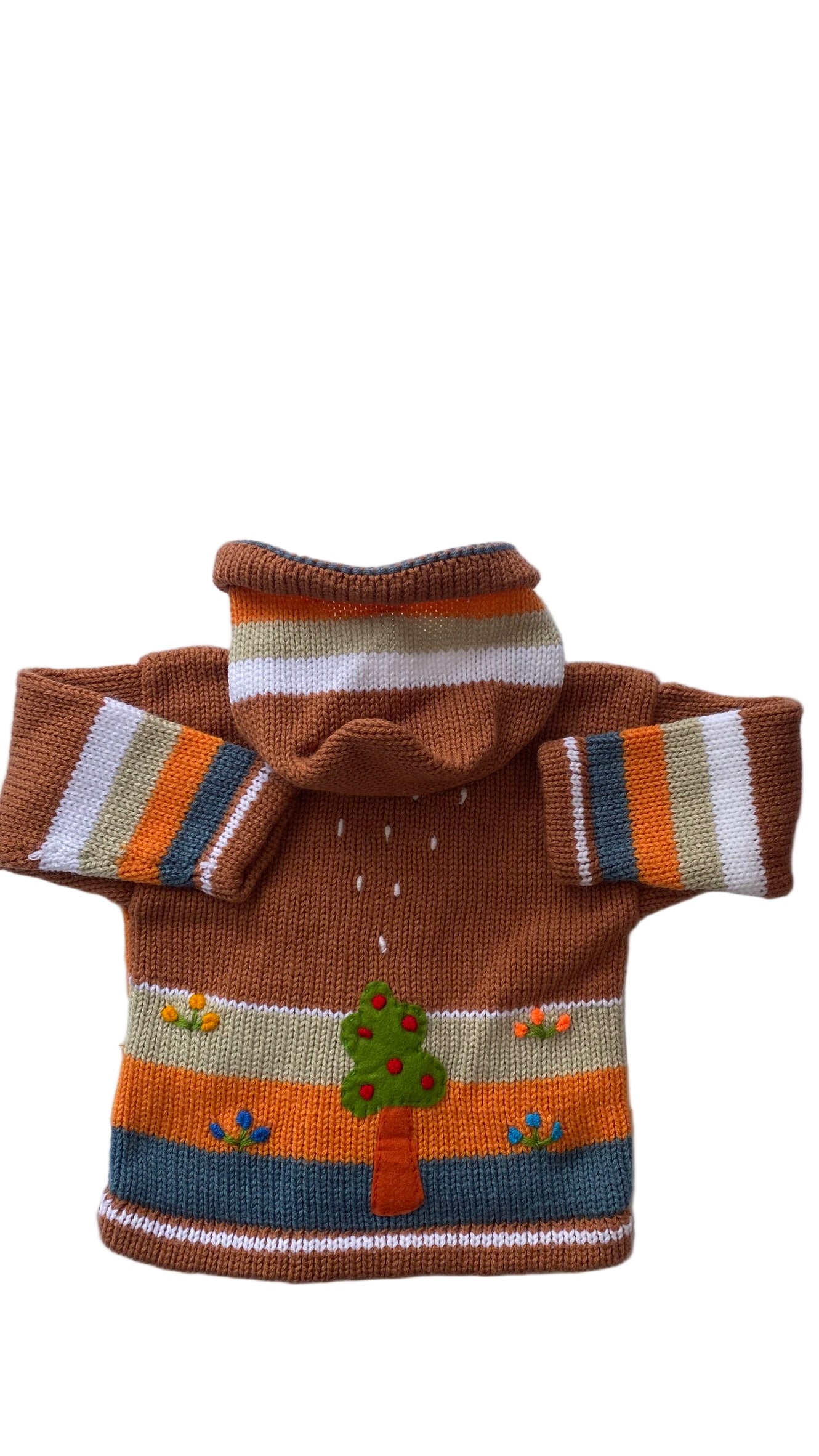 Wool and Cotton coat made in Peru.