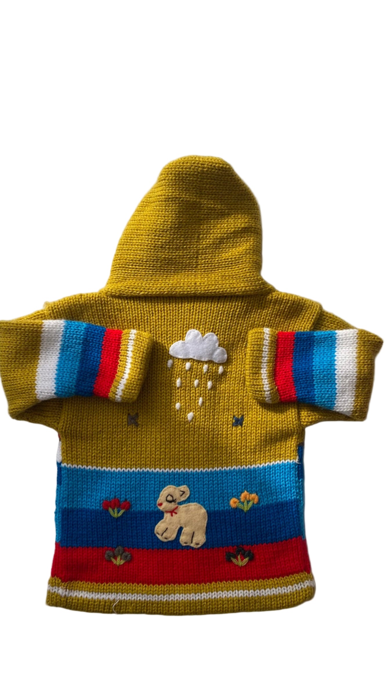 Wool and Cotton coat made in Peru.