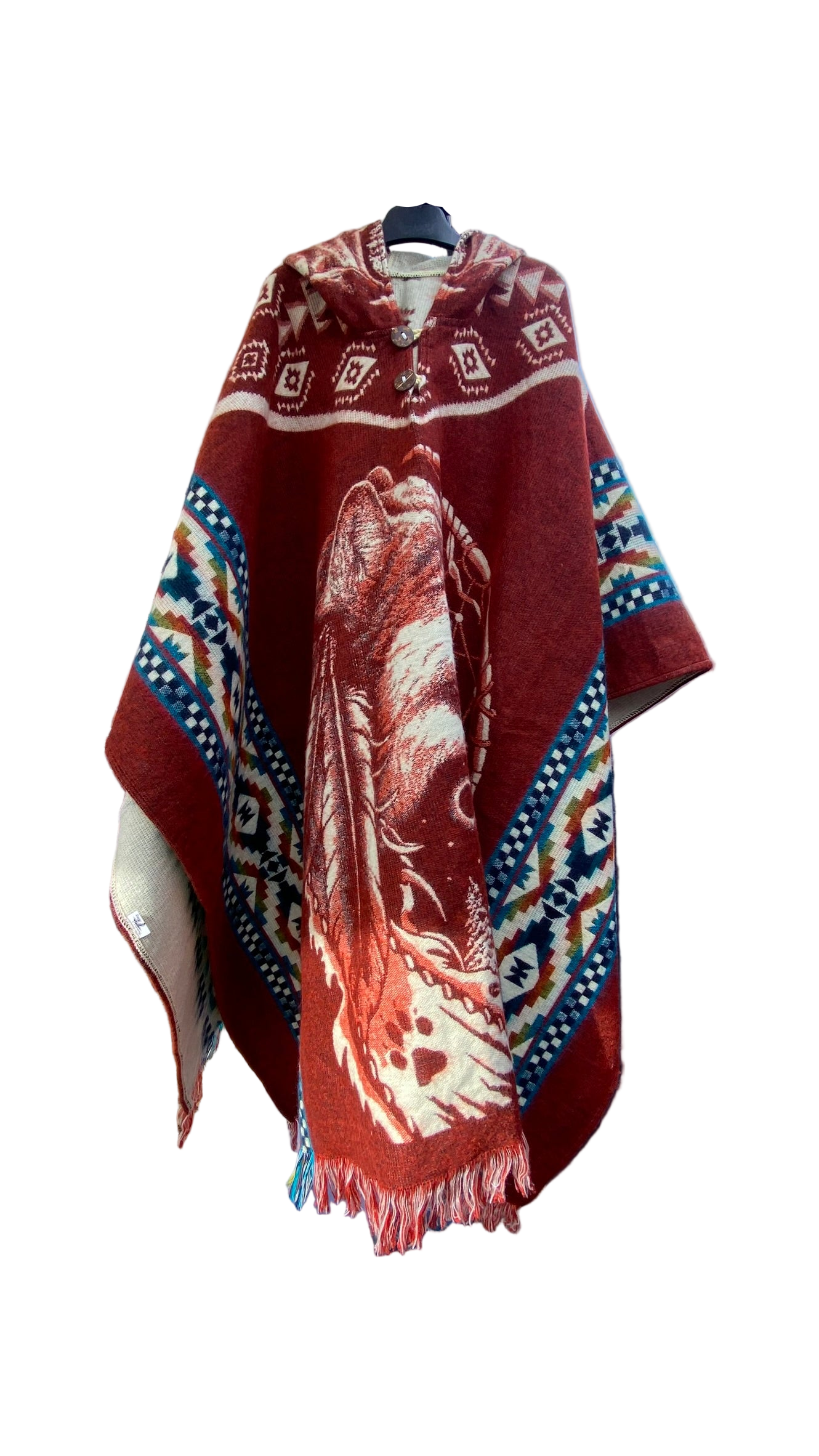 ANDEAN PONCHO BLUE