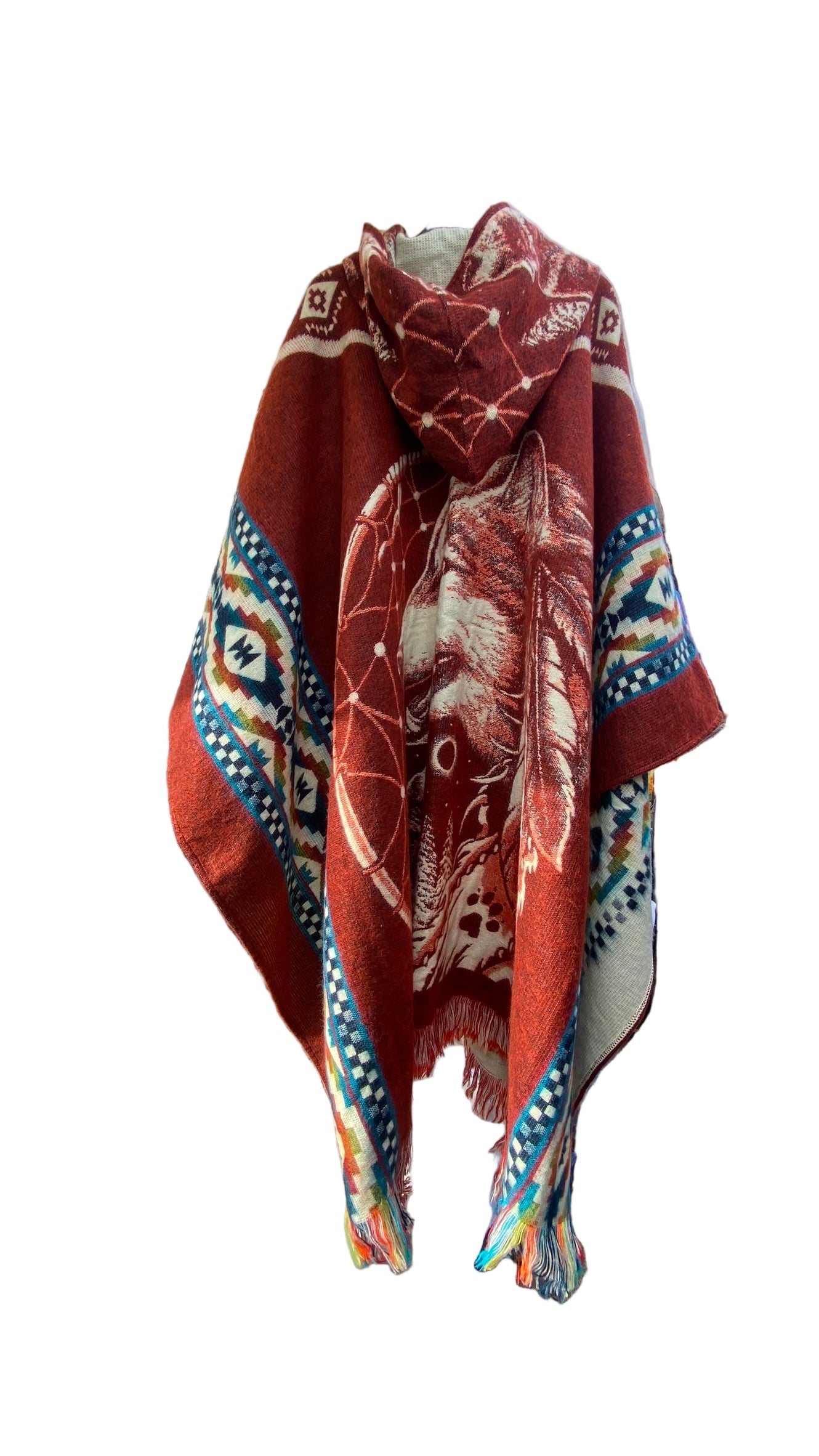 ANDEAN PONCHO BLUE
