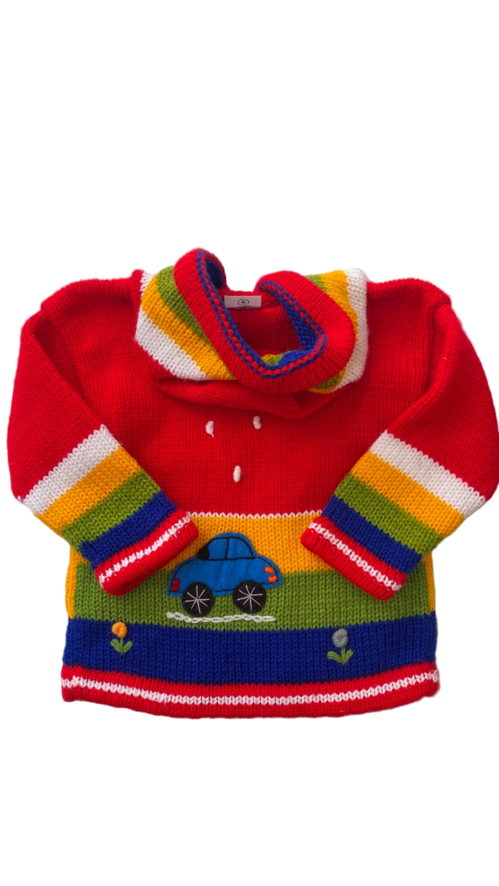 Wool and Cotton coat made in Peru.