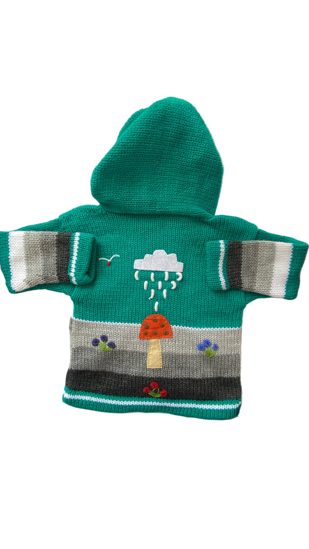 Wool and Cotton coat made in Peru.