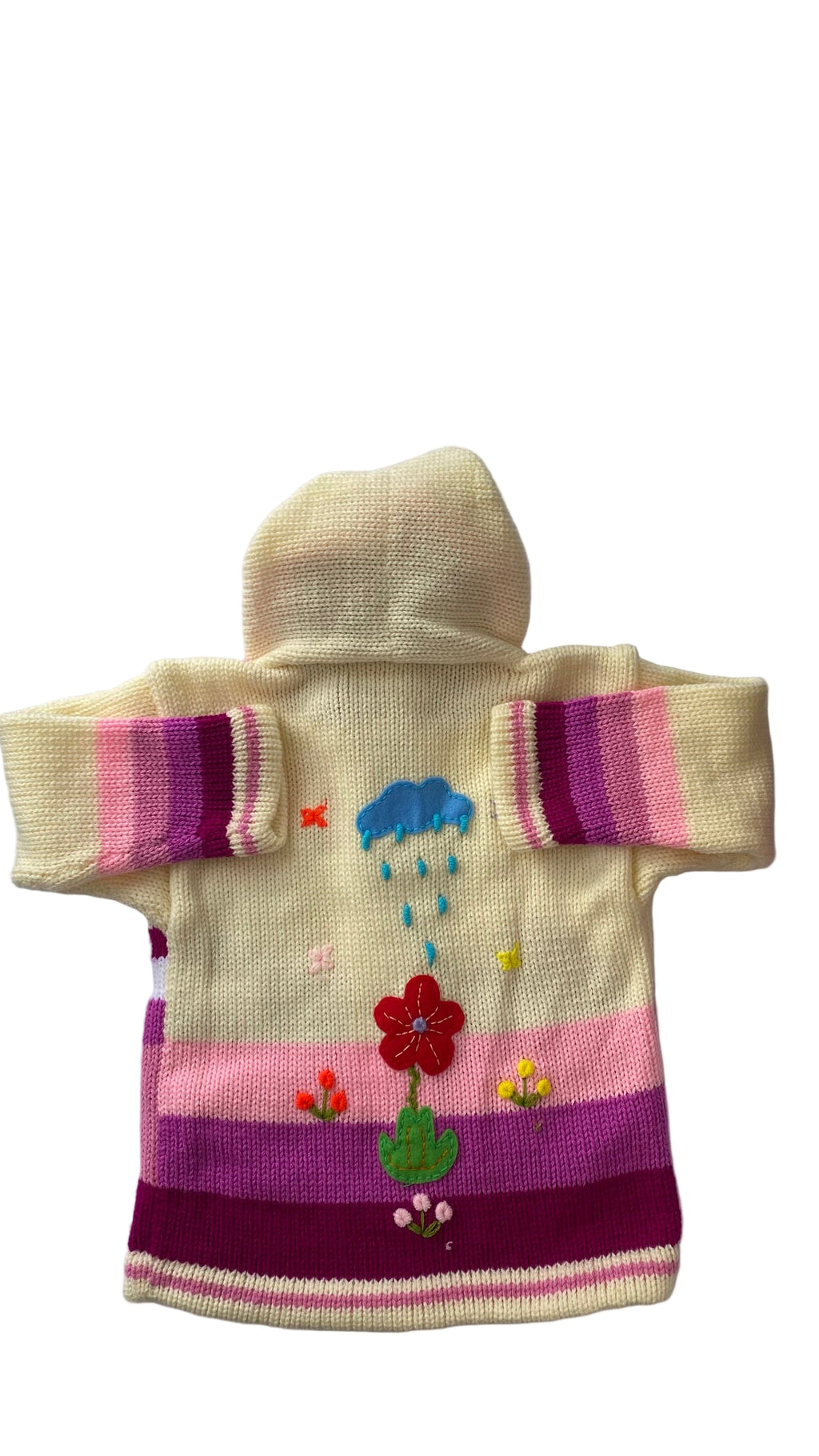 Wool and Cotton coat made in Peru.